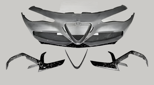GTAM Style Front Bumper – Compatible with Alfa Romeo Giulia Base & Sport