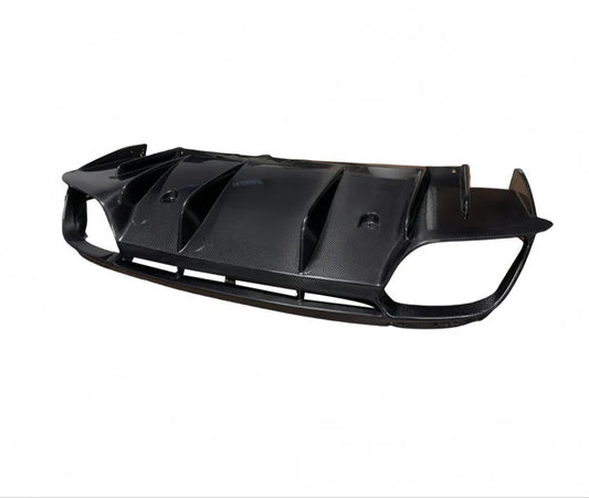 Quadrifoglio style Diffuser - Fits Base Bumper