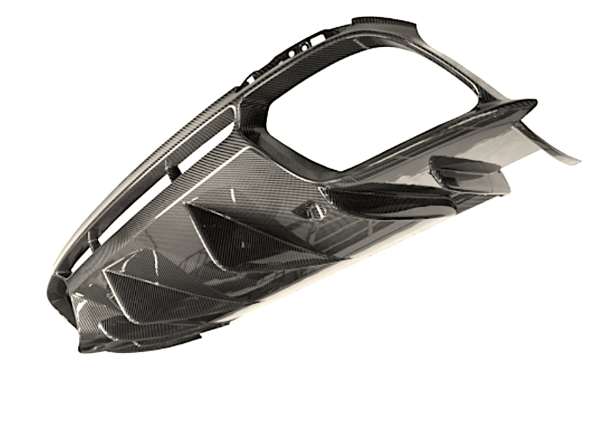 Quadrifoglio Carbon Fiber Diffuser